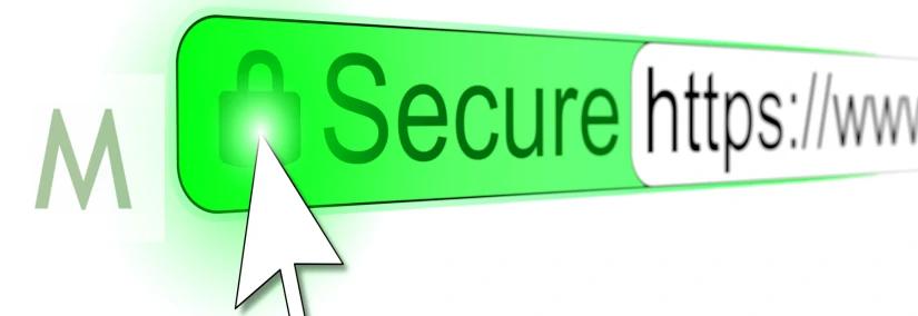 Secure https address bar, website privacy compliance